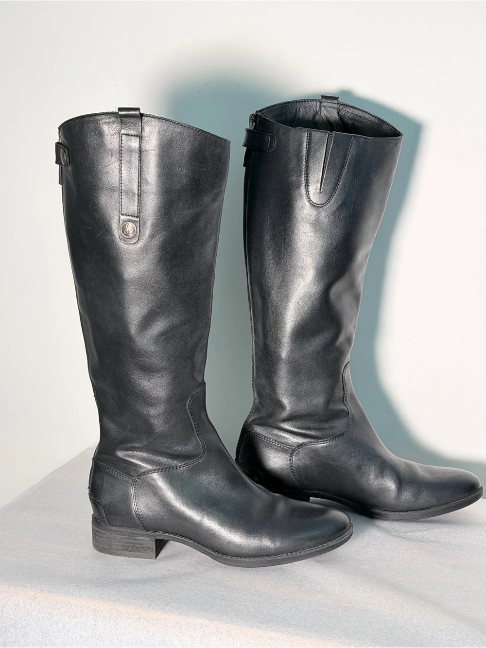 Sam Edelman Womens Penny 2 Black Riding Boots Size 9